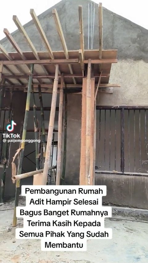 Hampir Selesai, Intip Perkembangan Renovasi Rumah Adit Bocah yang Rawat Kedua Orang Tua yang Sakit Strok