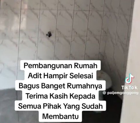 Hampir Selesai, Intip Perkembangan Renovasi Rumah Adit Bocah yang Rawat Kedua Orang Tua yang Sakit Strok