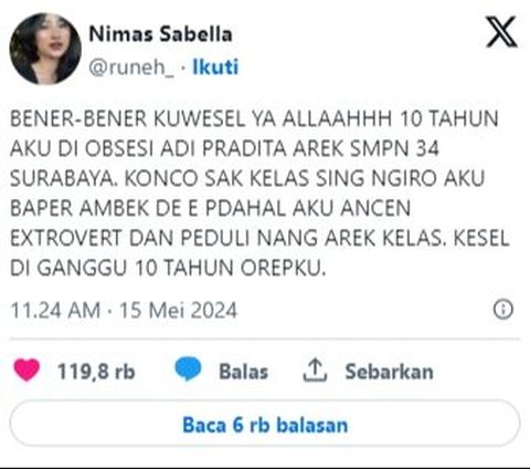 The Figure of Adi Pradita, a Man Obsessed with Nimas to Terrorize for 10 Years Because of Rp5000, Unexpectedly His Job...