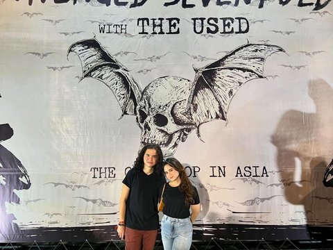 Potret Dul Jaelani Nonton Konser Avenged Sevenfold di Jakarta, Teringat Masa Main Game di Warnet