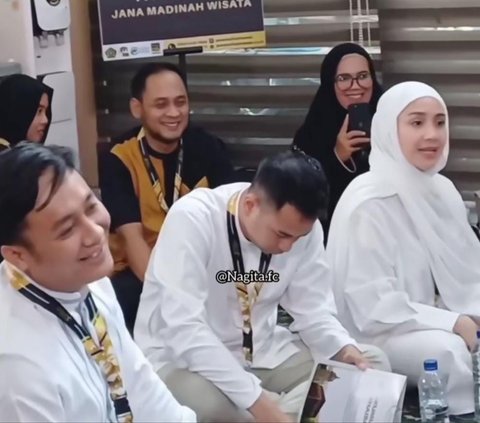 Cantiknya Nagita Slavina di Acara Manasik Haji Furoda Sukses Bikin Salfok, Pakai Busana Serba Putih dan Berhijab