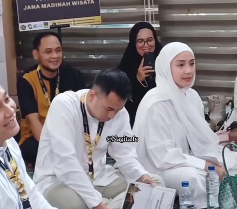 Cantiknya Nagita Slavina di Acara Manasik Haji Furoda Sukses Bikin Salfok, Pakai Busana Serba Putih dan Berhijab