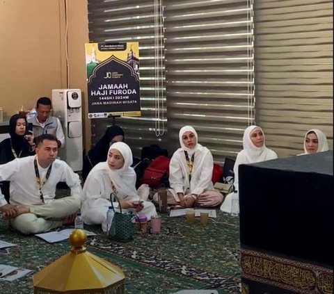 Cantiknya Nagita Slavina di Acara Manasik Haji Furoda Sukses Bikin Salfok, Pakai Busana Serba Putih dan Berhijab