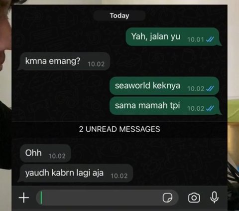 Momen Anak Ajak Orang Tuanya yang Sudah Berpisah Jalan Bareng ke Sea World Ini Viral, Curi Perhatian