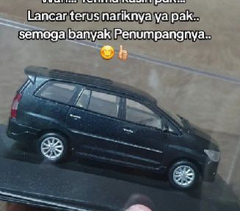 Berakhir dengan membeli mobil mainan setelah naik taksi online, mendapatkan hadiah secara iseng-iseng!