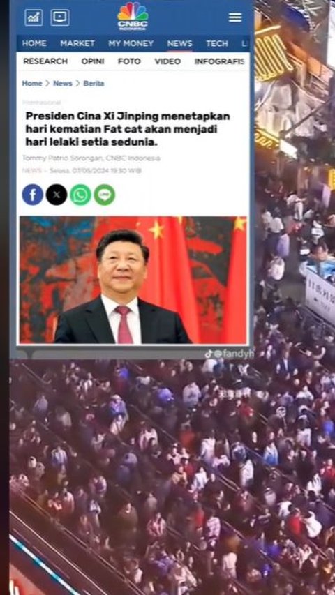 Heboh Presiden China Tetapkan 11 April Hari Lelaki Setia Sedunia, Begini Faktanya