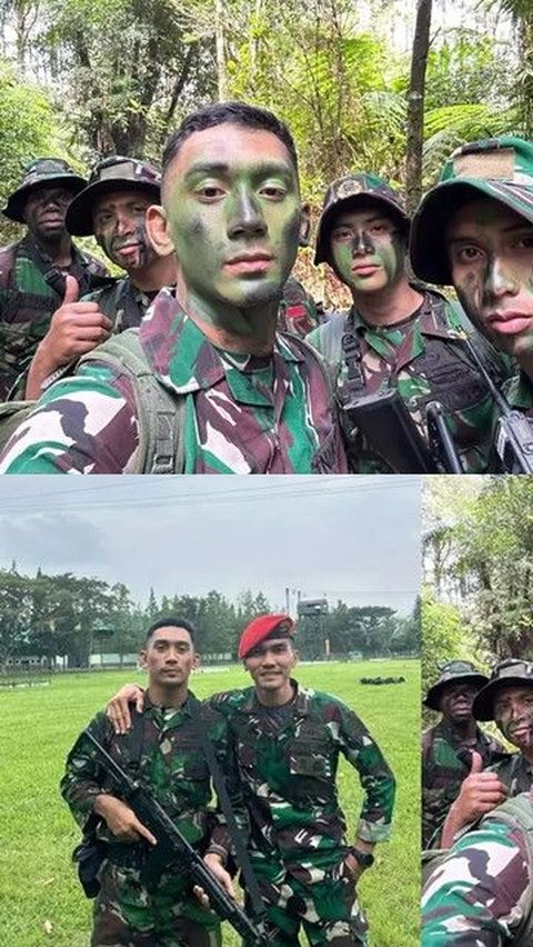 Potret Gagah Daffa Wardhana Ikut Latihan Militer Kopassus, Disebut Cocok Jadi Prajurit<br>