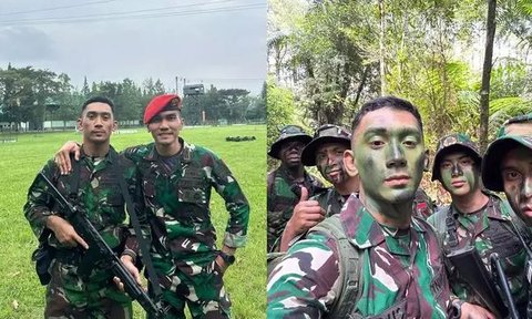 Potret Gagah Daffa Wardhana Ikut Latihan Militer Kopassus, Disebut Cocok Jadi Prajurit