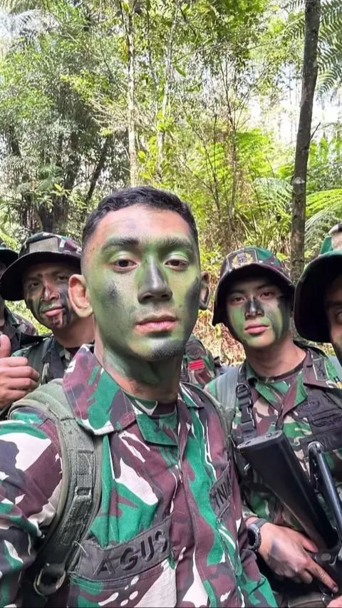 Potret Gagah Daffa Wardhana Ikut Latihan Militer Kopassus, Disebut Cocok Jadi Prajurit