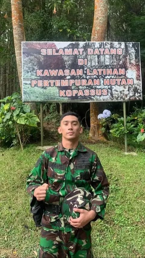 Potret Gagah Daffa Wardhana Ikut Latihan Militer Kopassus, Disebut Cocok Jadi Prajurit