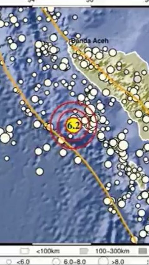 Aceh Diguncang Gempa Magnitudo 6,2