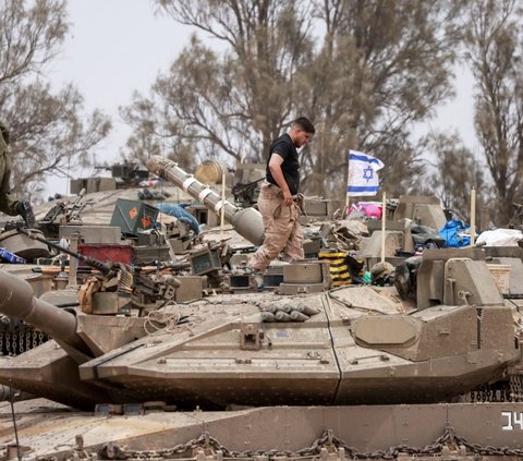 FOTO: Semakin Banyak Negara Mengutuk Serangannya, Israel Kian Brutal Mau Serbu dan Bom Kota Rafah dengan Tank