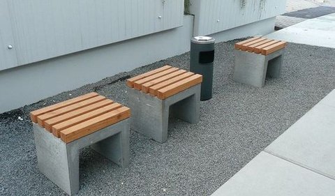 <b>Desain Bangku Taman Beton Outdoor Mini</b><br>