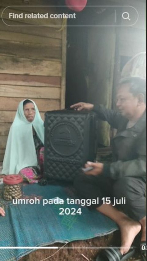 Ia diberi hadiah umroh hingga uang setelah kisahnya viral.