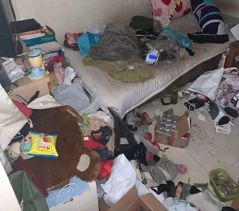 Owner Shocked Inspecting Student Dorm Room, Conditions Dirty and Disgusting: Bras Scattered near Teddy Bear Doll