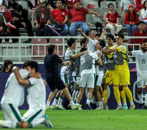 FOTO: Momen Timnas Indonesia U-23 Tampil Habis-habisan Lawan Irak di Piala Asia, Kalah 1-2 dalam Drama 120 Menit