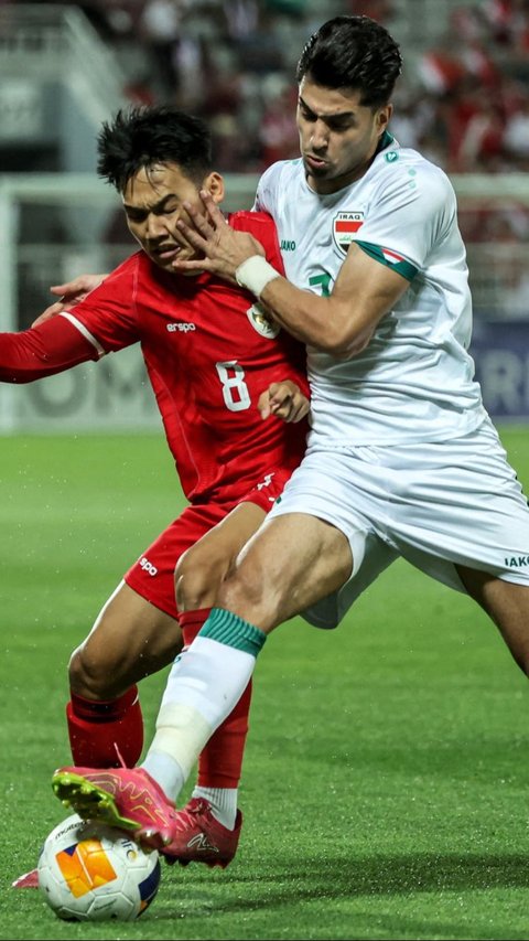 FOTO: Momen Timnas U-23 Tampil Habis-habisan Lawan Irak di Piala Asia, Kalah 1-2 dalam Drama 120 Menit