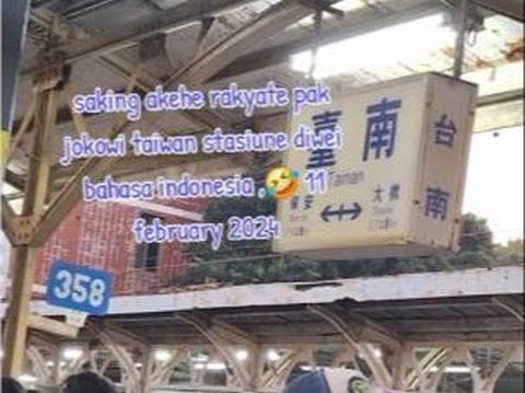 Viral Stasiun Kereta di Taiwan Gunakan Bahasa Indonesia Saat Announcer, 'Indonesia Semakin Dihargai dan Dihormati'