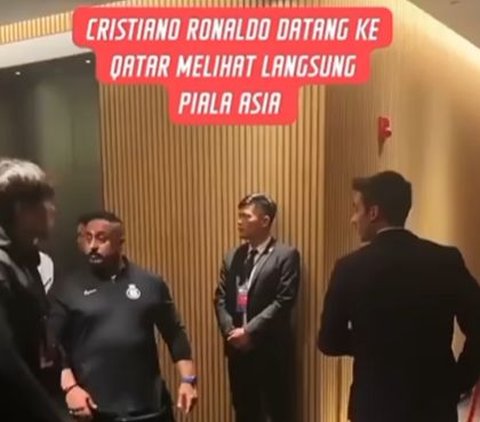 CEK FAKTA: Hoaks Video Cristiano Ronaldo Tonton Piala Asia U-23 di Qatar