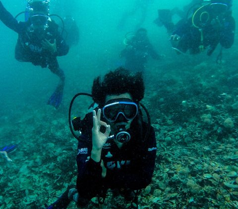 BRI Peduli melalui program BRI Menanam - Grow & Green menyalurkan bantuan kepada Pokdarwis Ujung Bulo, Kabupaten Mamuju, Provinsi Sulawesi Barat, berupa pelatihan sadar wisata, sertifikasi selam untuk jenjang A1 (open water) dan jenjang B1 (instruktur) bagi penyelam dan bantuan peralatan selam.