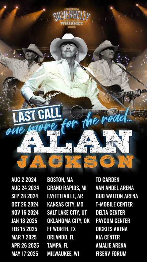 Alan Jackson Announces 'Last Call: One More For the Road' Tour Dates ...