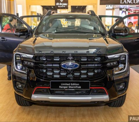 Potret Gagah Ford Ranger StormTrak, Double Cabin terlihat semakin kuat.