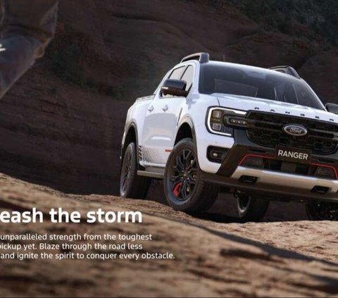 Potret Gagah Ford Ranger StormTrak, Double Cabin terlihat semakin kuat.