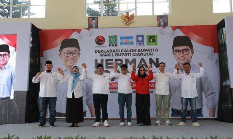 Pilkada Cianjur 2024, Herman-Ibang Borong Lima Dukungan Parpol Sekaligus