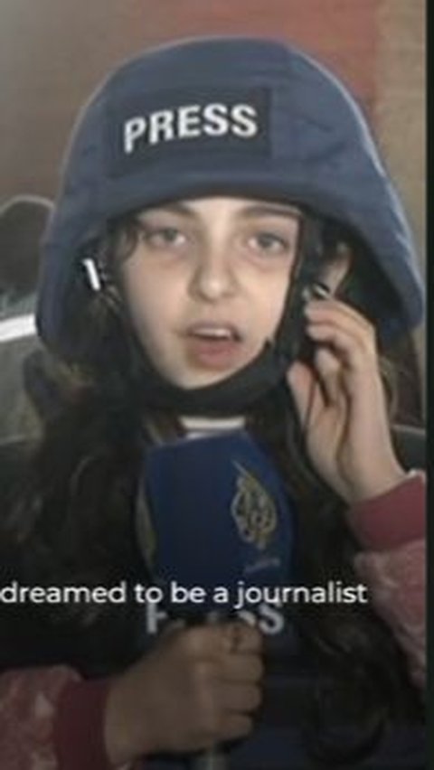 Sosok Cantik Sumayya Wushah Jurnalis Perang Cilik yang Ada di Jalur Gaza