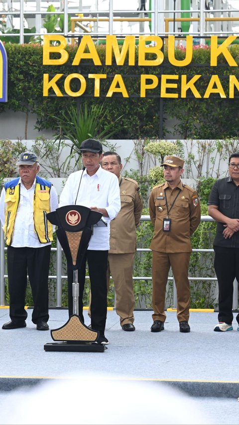 Jokowi Resmikan Sistem Pengelolaan Air Limbah Domestik Terpadu di Pekanbaru