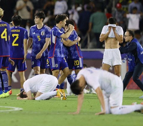 FOTO: Dramatis!, Momen Timnas Jepang U-23 Juara Piala Asia U-23 2024 Usai Cetak 1 Gol ke Gawang Uzbekistan