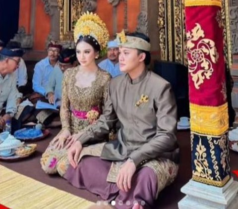 Touching Moment of Mahalini Raharja and Rizky Febian's Traditional Ceremony Before Wedding, What is Mepamit?