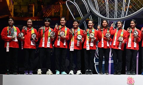 FOTO: Perjuangan Tim Putri Indonesia Raih Juara Kedua di Uber Cup 2024