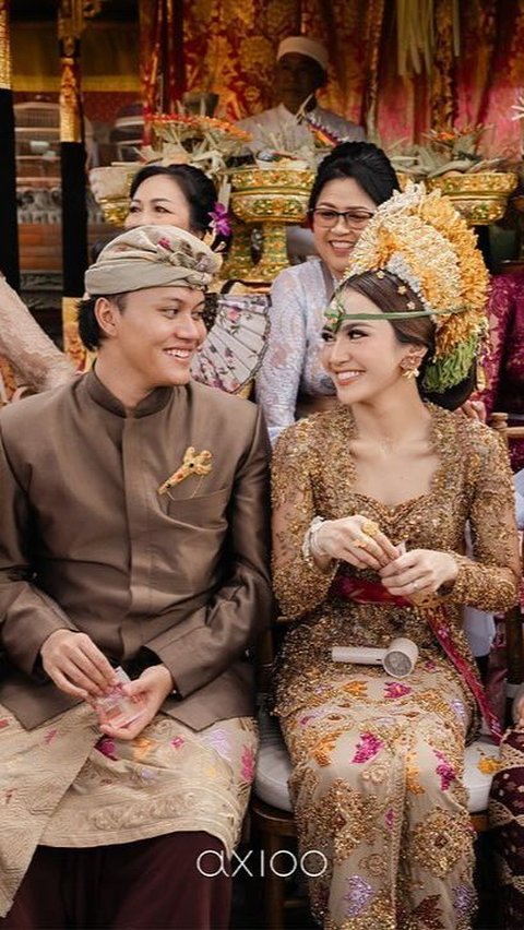 Momen Upacara Adat Rizky Febian and Mahalini, Both Instagram Together Upload Photos at the Same Time