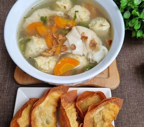 Resep Sup Pangsit Homemade Lezat, Praktis Penuh Nutrisi