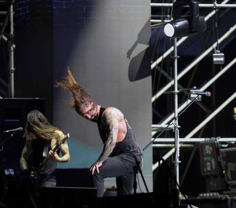 FOTO: Penampilan Suicide Silence hingga As I Lay Dying Panaskan Panggung Hammersonic Festival 2024 Hari Kedua