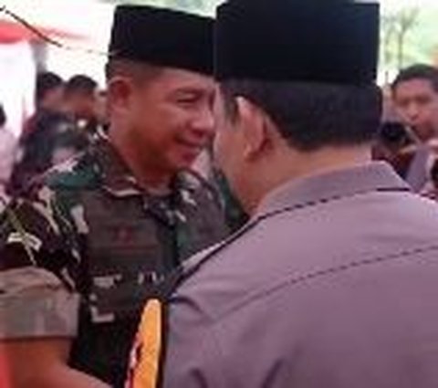 Ucapan dan Doa Panglima TNI buat   Kapolri di Usia 55 Tahun, Bagikan Momen   Manis saat Tugas