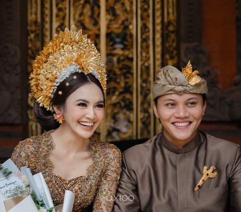 Portrait of Mahalini in the Mepamit Customary Procession before Getting Married, Her Appearance is Very Stunning