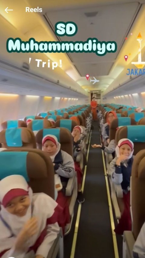 Heboh Murid SD Muhammadiyah Plus Salatiga Rent Garuda Indonesia Plane for Study Tour, How Much Does it Cost?