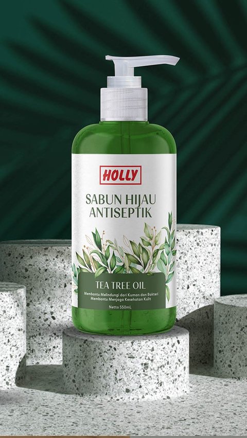10. Holly Liquid Green Tea Tree Antiseptic Soap