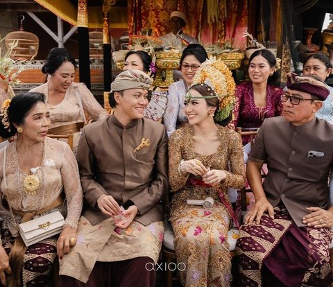 Detail Riasan Mahalini di Upacara Mepamit Bikin Aura Pengantinnya Memancar