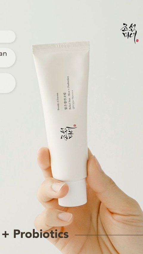 4. Beauty of Joseon Relief Sun : Rice + Probiotics (SPF50+ PA++++)