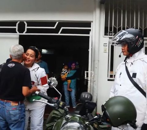 Momen Mayjen Kunto Arief dan Sang Istri Touring ke Jogja Diguyur Hujan Terabas Terus 'Semangat'