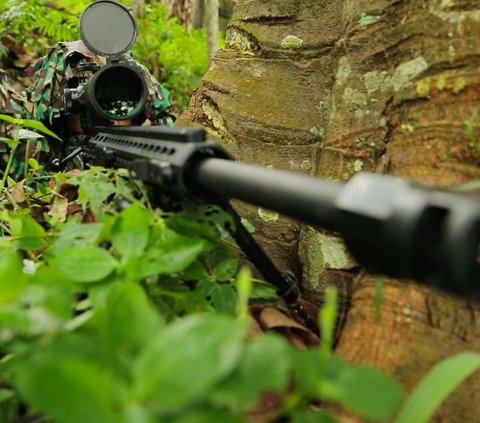 Ada Tamu Penting dari Sejumlah Negara, 24 Sniper Kopasgat TNI AU Disebar di Bali