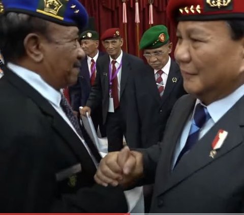 Momen Prabowo Bertemu Jenderal Teman Satu Kamar, Diberikan Kata-kata Luar Biasa