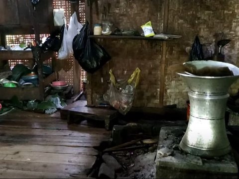 Pasangan Lansia Hidup dengan Damai di Tengah Hutan, Rumahnya Sederhana Berdinding Bilik Bambu
