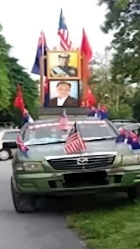 Mobil itu juga dengan jelas menampilkan bendera koalisi Pakatan Harapan yang dipimpin Anwar, kata Inspektur polisi setempat Ahmad Faizal kepada wartawan, dikutip dari South China Morning Post, Selasa (7/5).