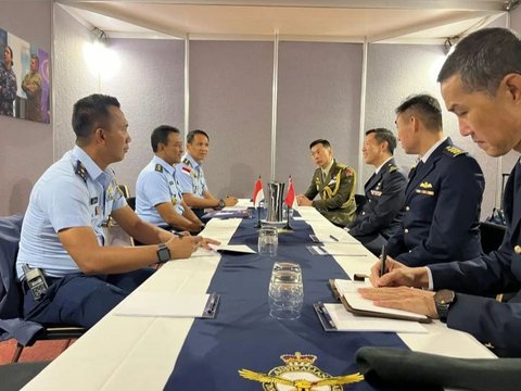 Momen Wakasau Marsdya TNI Andyawan Bertemu Angkatan Militer Udara Dunia, Ini Isi Pembahasannya