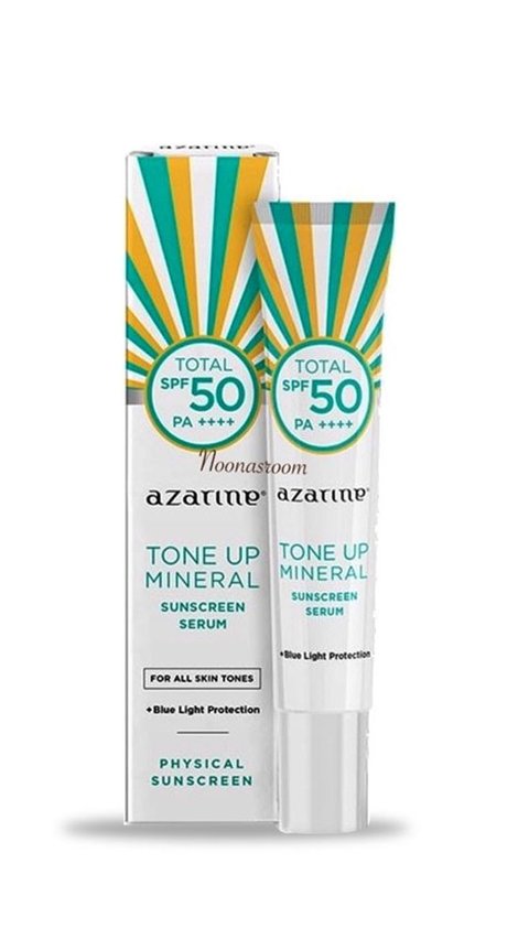 7. Azarine Tone Up Mineral Sunscreen Serum<br>