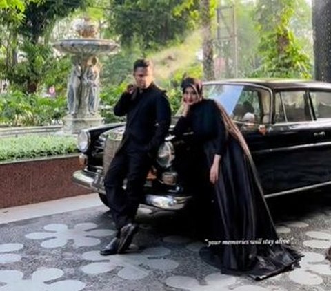 Carrying the Mafia Theme, Mamat Alkatiri and Nafhafirah's Pre-wedding Portraits Steal Attention, the Vibes are Really Cool